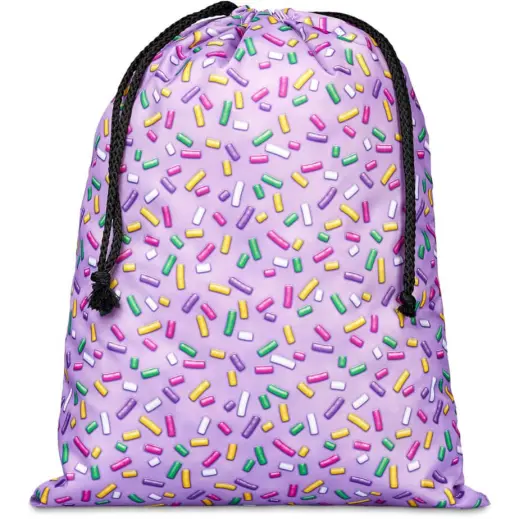 Hoppla Benguela Jumbo Polyester Drawstring Pouch Branded Back
